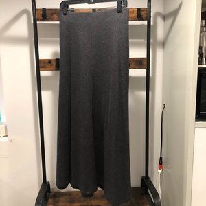 Ann Taylor LOFT 100% Cotton Maxi Skirt (Grey)